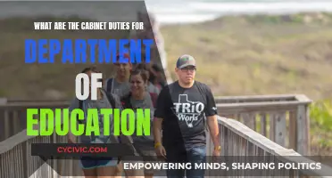 Exploring the Cabinet: Education Department's Key Duties