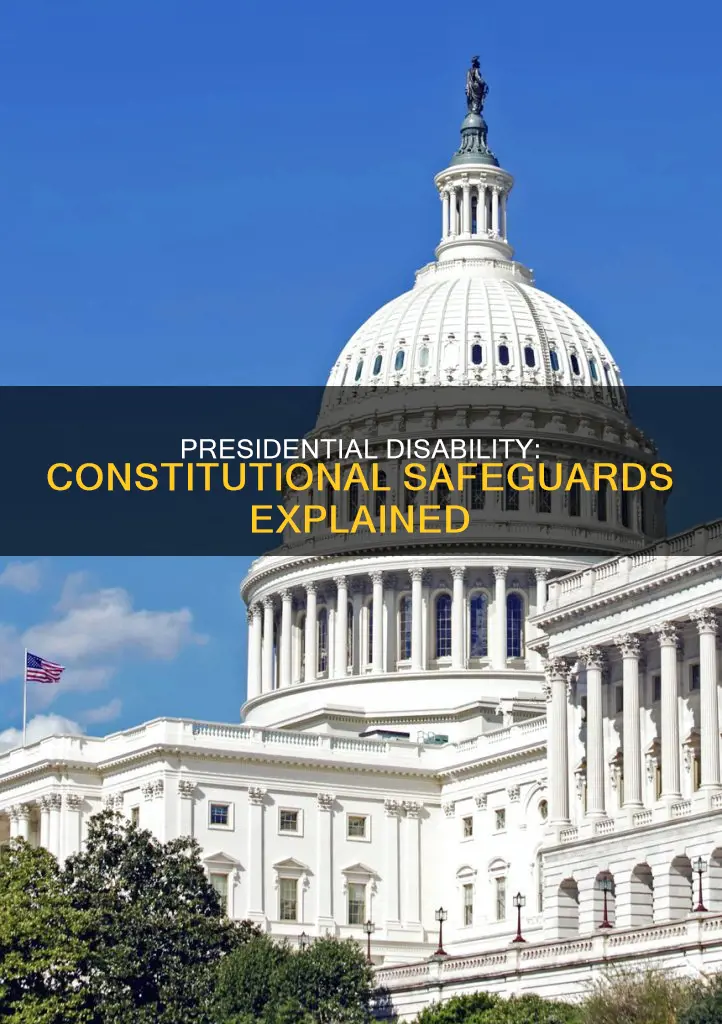 what are the constitutional provisions for presidential disability