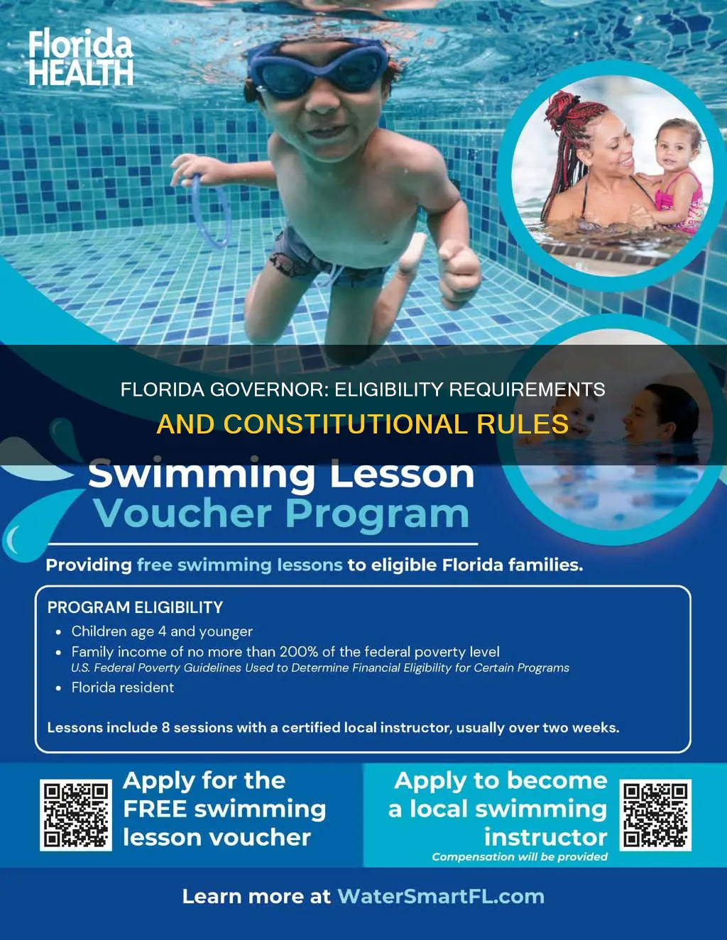 what are the constitutional requirements for being a florida governor