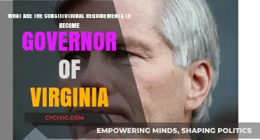 Virginia's Governor: Eligibility Requirements and Constitutional Rules