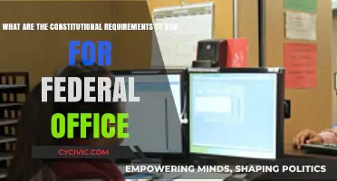 Federal Office Eligibility: Constitutional Requirements Explained