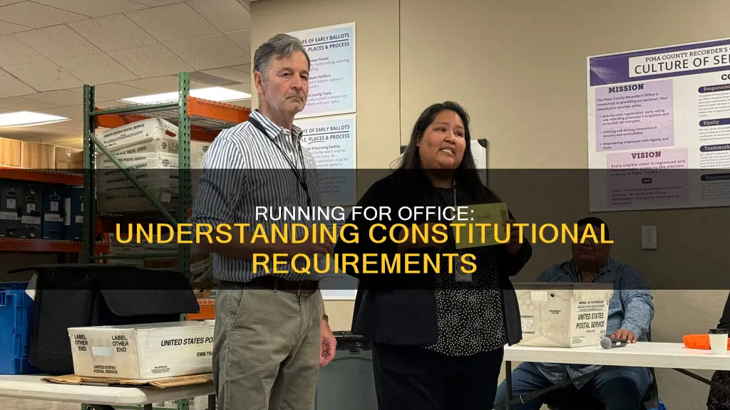 what are the constitutional requirements to run for political office