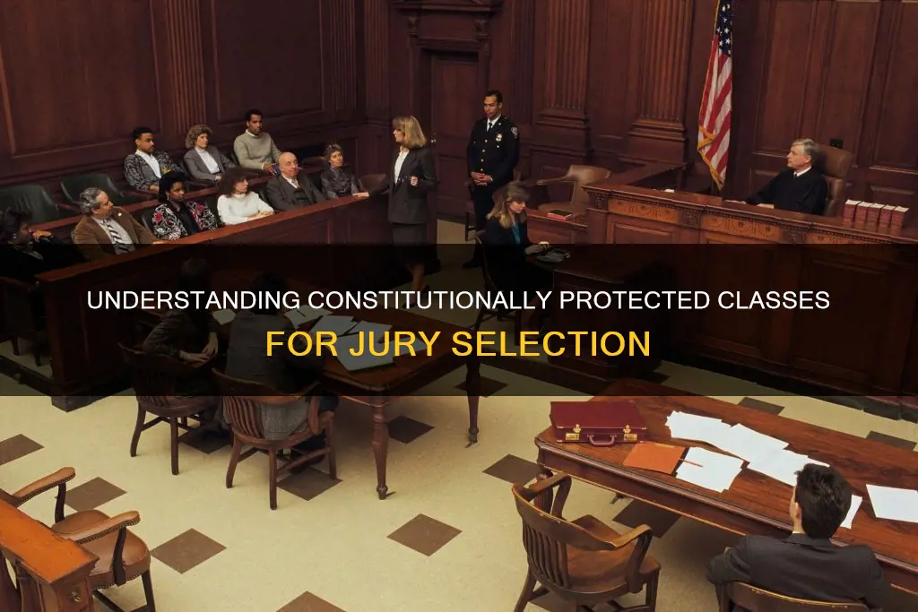 what are the constitutionally protected classes for jury selection