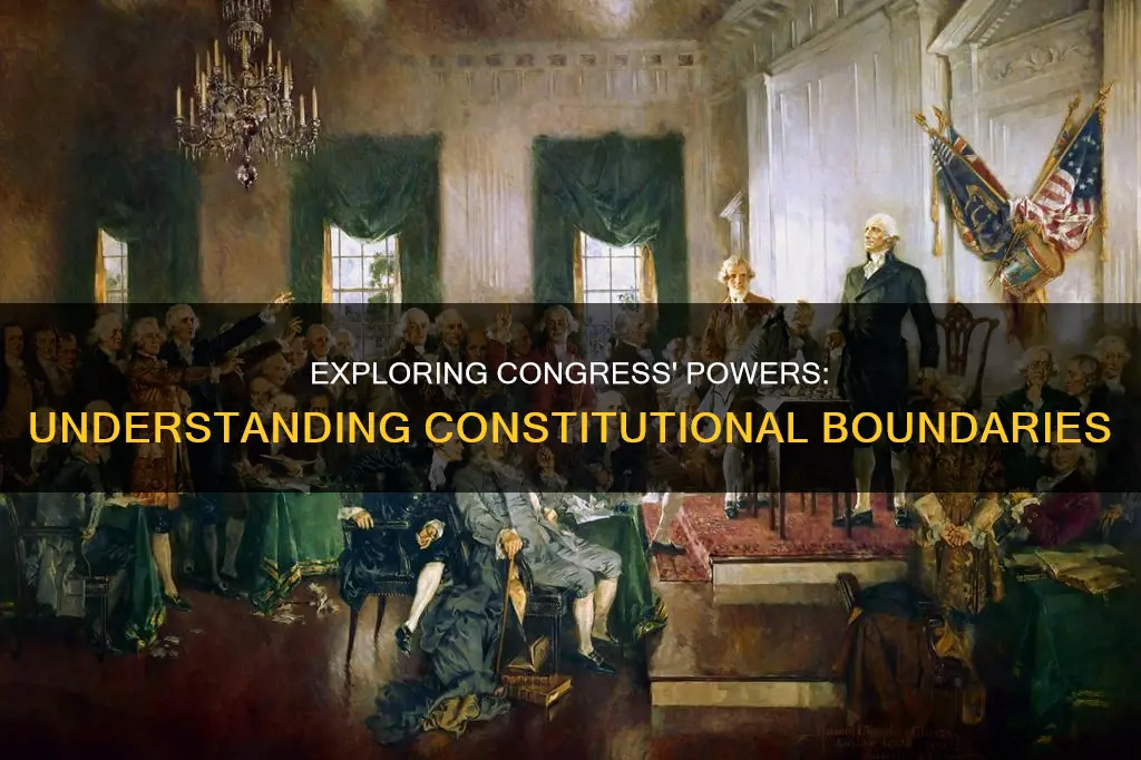what are the constitutionally specified powers of congress