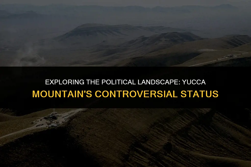 what are the current political views on yucca mountain