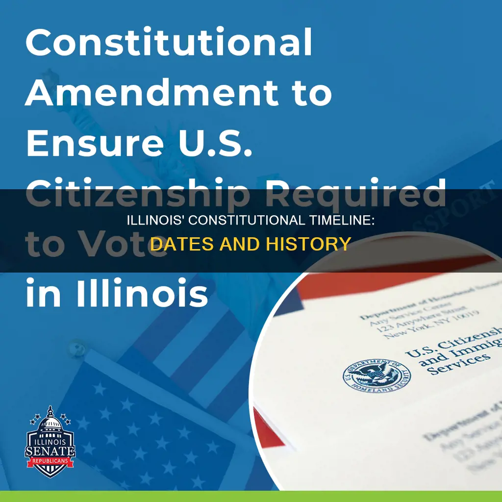what are the dates of the illinois constitutions