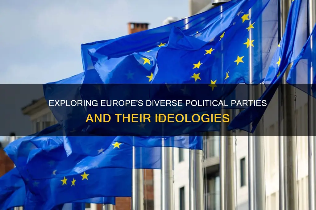 what are the different political parties in europe