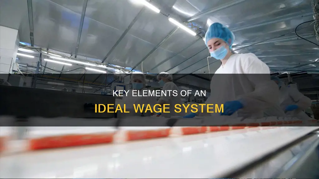 what are the elements that constitute an ideal wage system