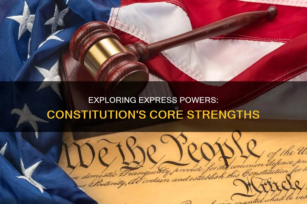 what are the expressed powers in the constitution