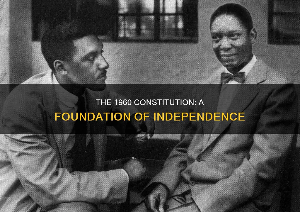 what are the features of 1960 independence constitution