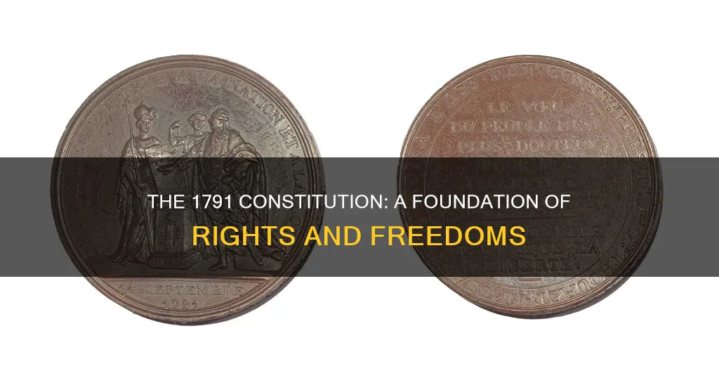what are the features of the constitution of 1791