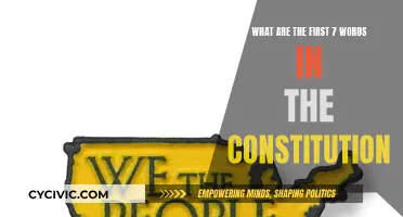 Unraveling the Constitution's First Seven Words