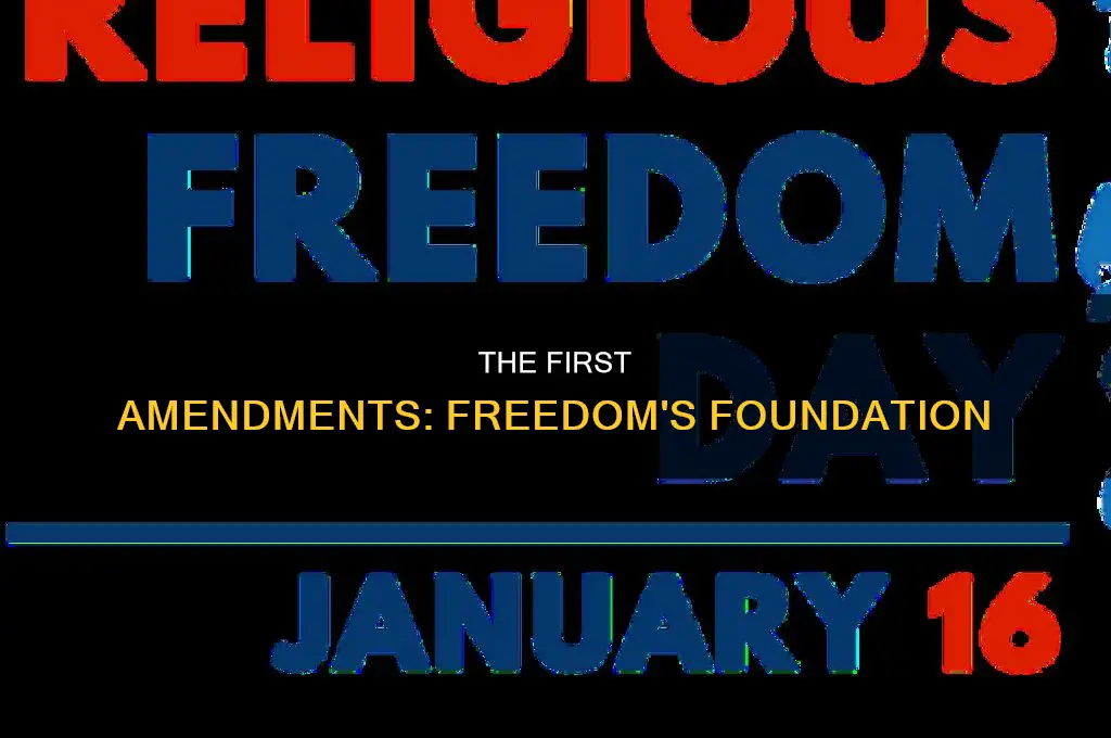 what are the first amendments called