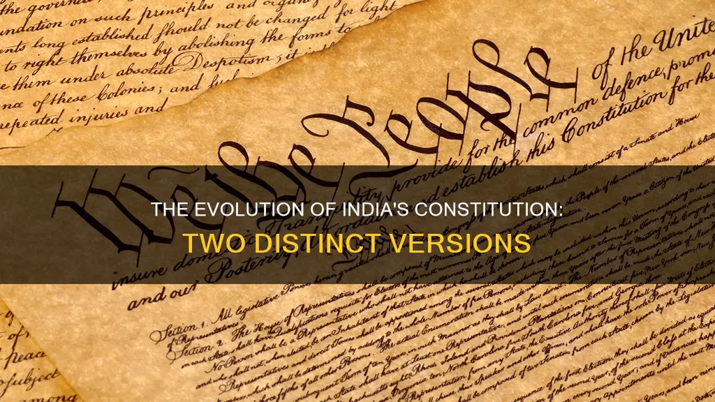 what are the first and second constitution