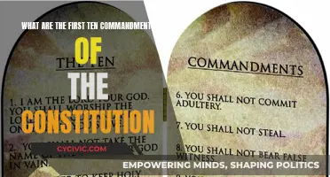 The Founding Fathers' Commandments: Constitution's Sacred Rules