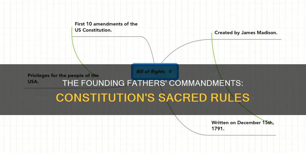 what are the first ten commandments of the constitution