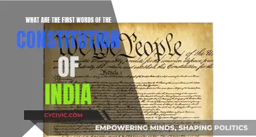 The Founding Words of India's Constitution