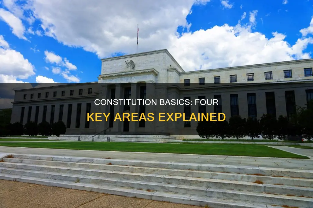 what are the four basic areas in our constitution