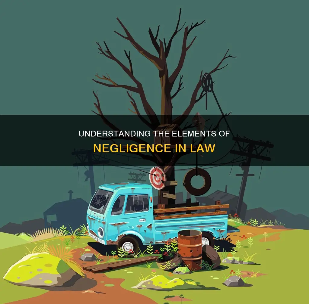 what are the four elements that constitute negligence