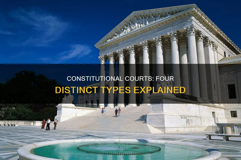 what are the four types of constitutional courts
