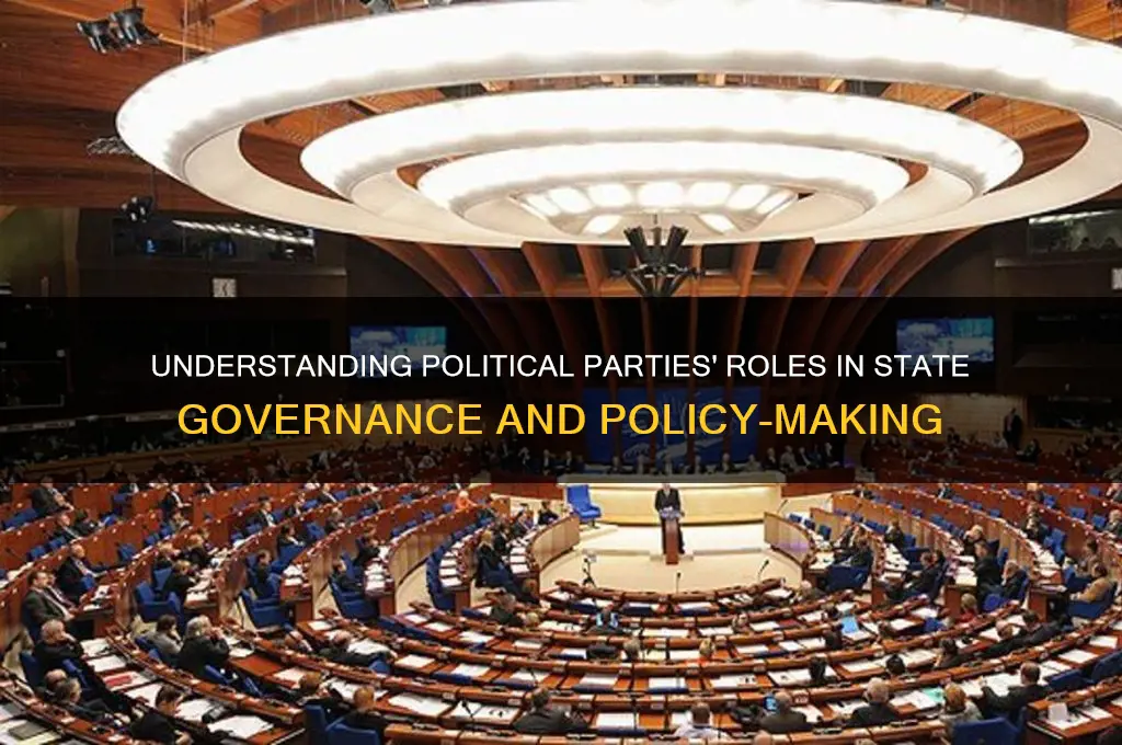 what are the functions of political parties in state government