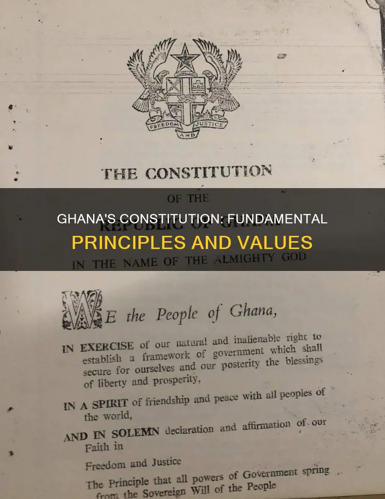 what are the fundamental principles of the constitution of ghana