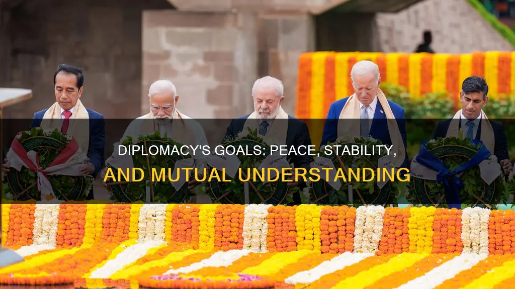 what are the goals of diplomacy