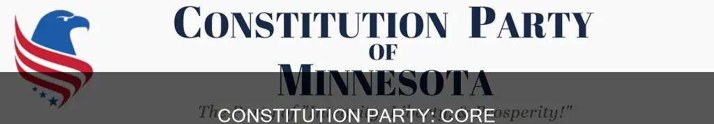 what are the goals of the constitution party