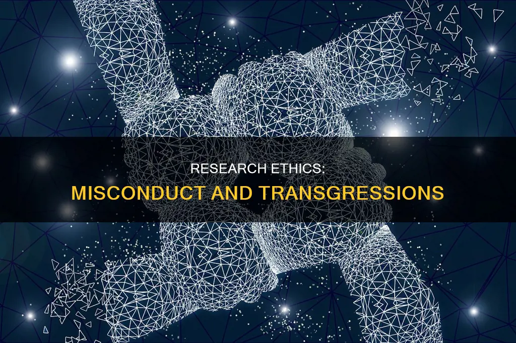 what are the great transgressions that constitute research misconduct