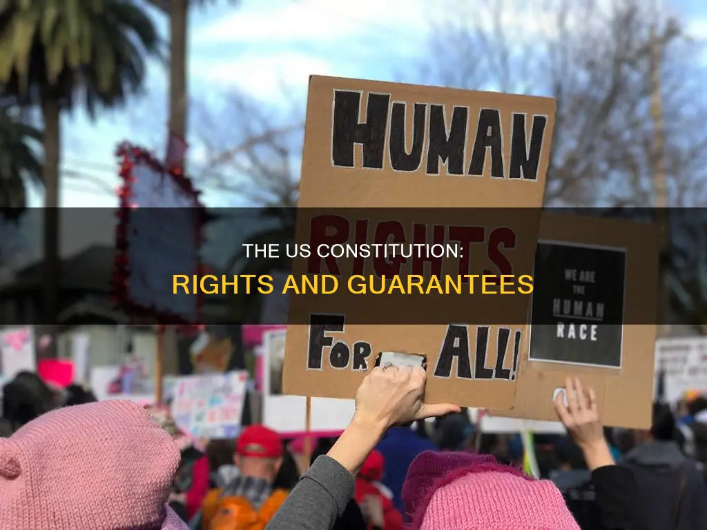 what are the guaranteees of the us constitution