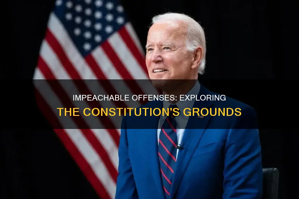 what are the impeachable offenses in the constitution