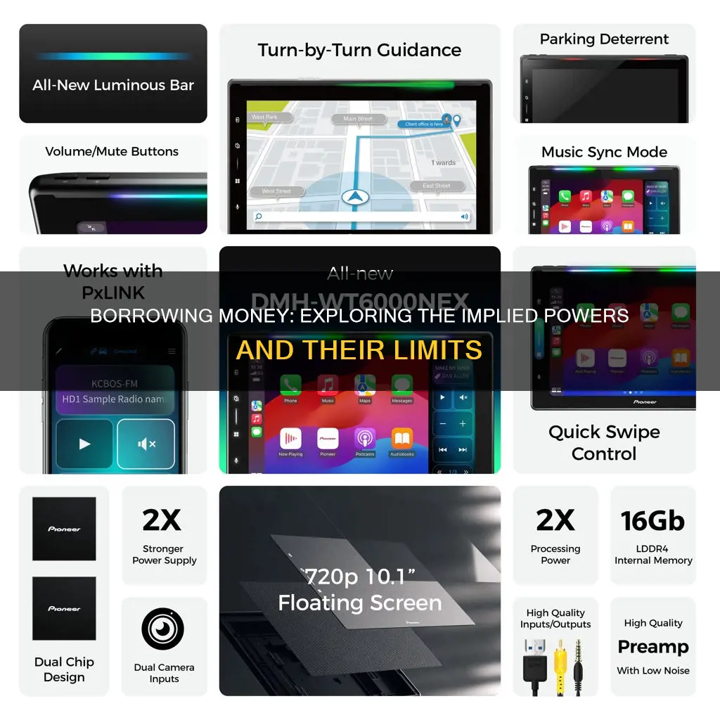 what are the implied powers of borrowing money