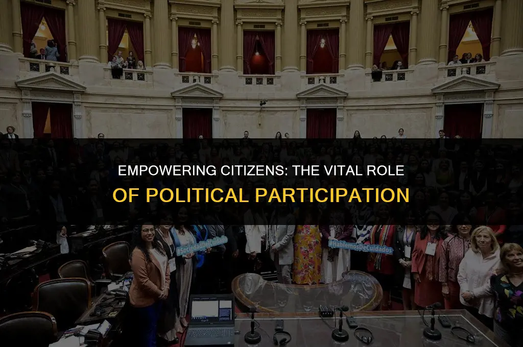 what are the importance of political participation