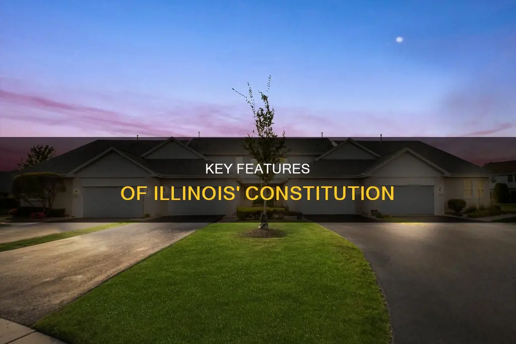 what are the important features of the current illinois constitution