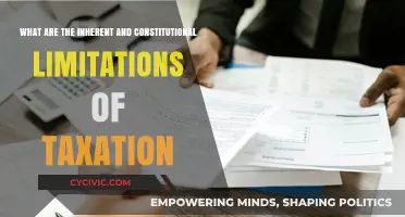 Taxation Limitations: Inherent and Constitutional Constraints
