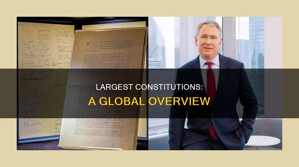 what are the largest constitutions in the world