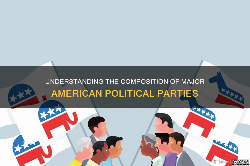 what are the major american political parties made up of