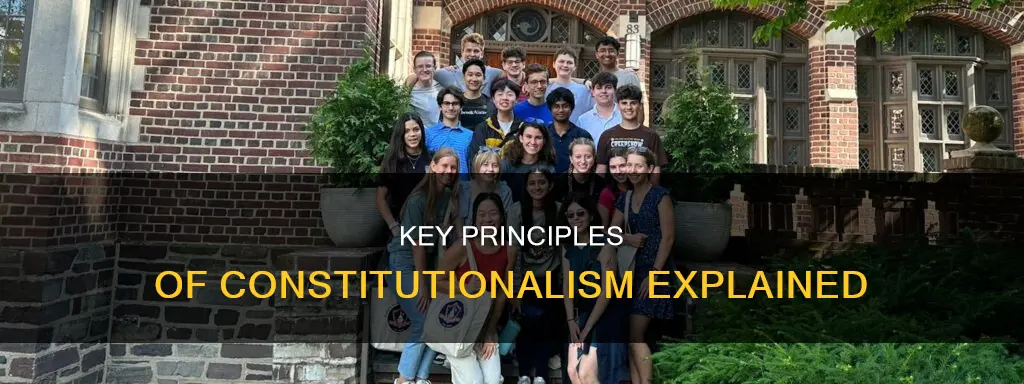 what are the major principles of the constitutionalism