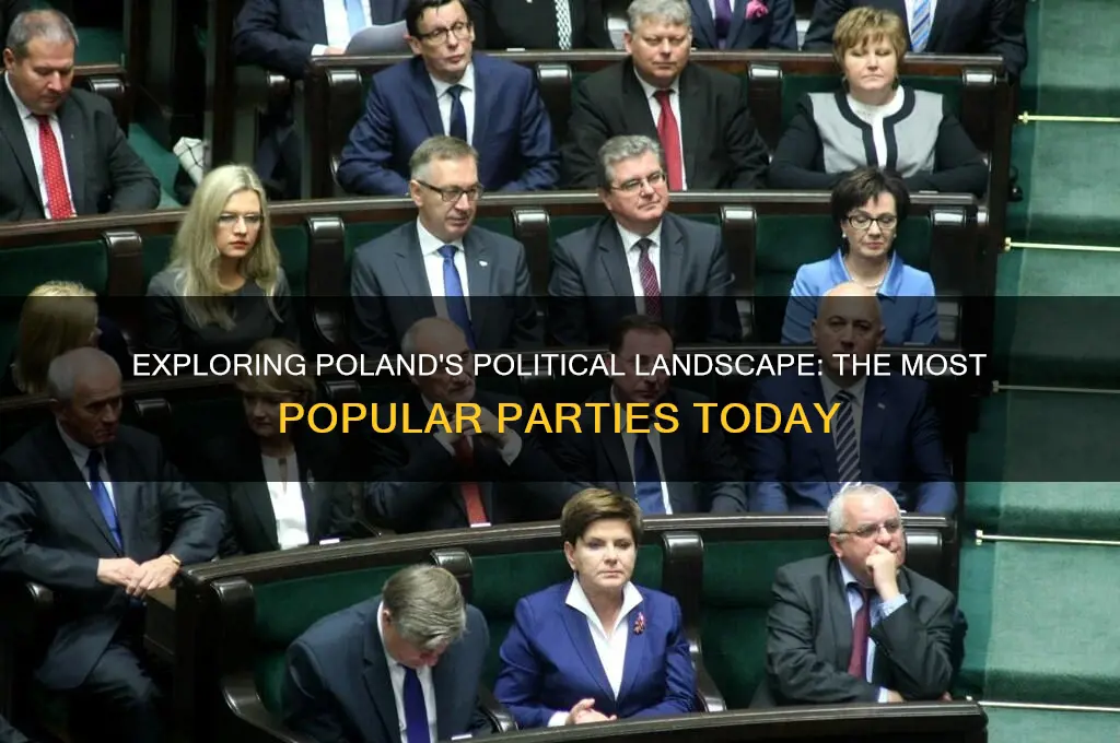 what are the most popular political parties in poland