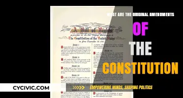 Amendments: The Constitution's Original Adjustments