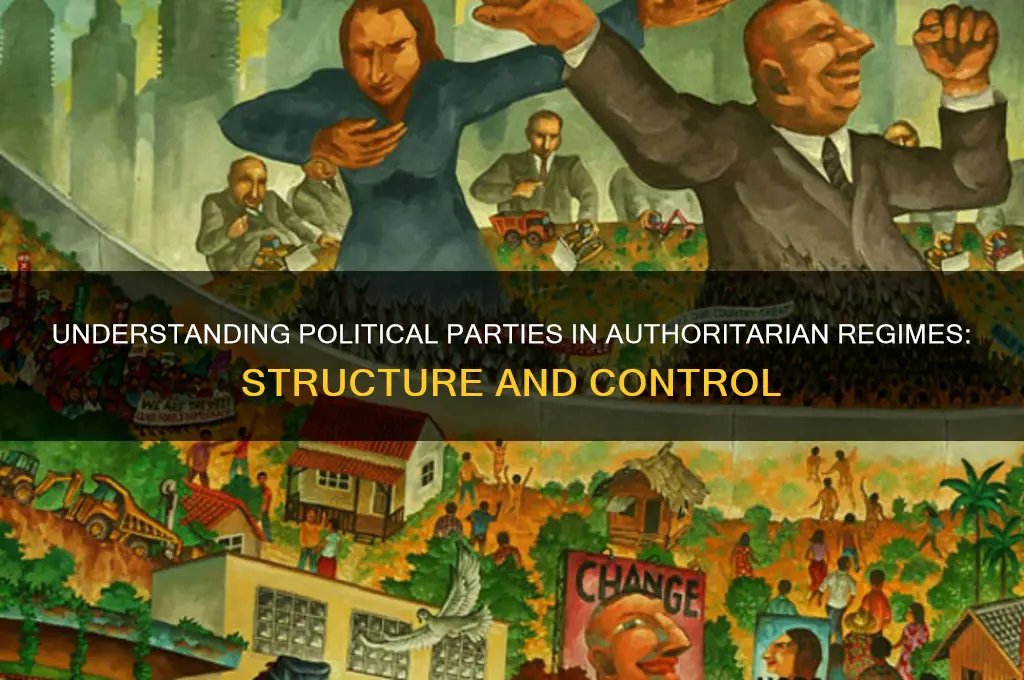 what are the political parties for a authoritarian government