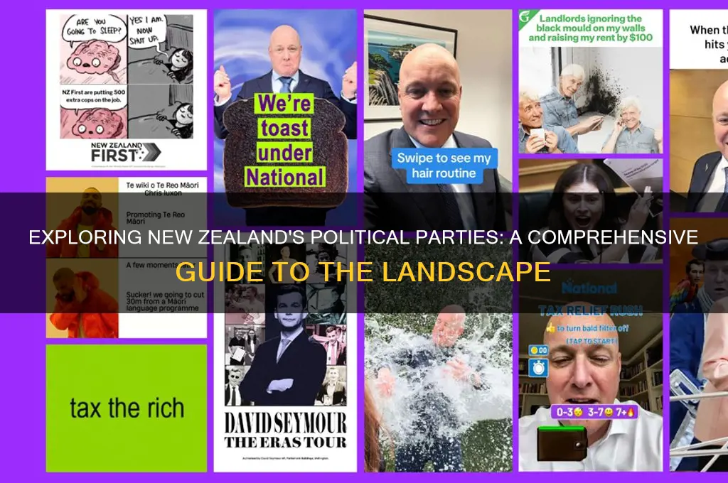 what are the political parties in new zealand