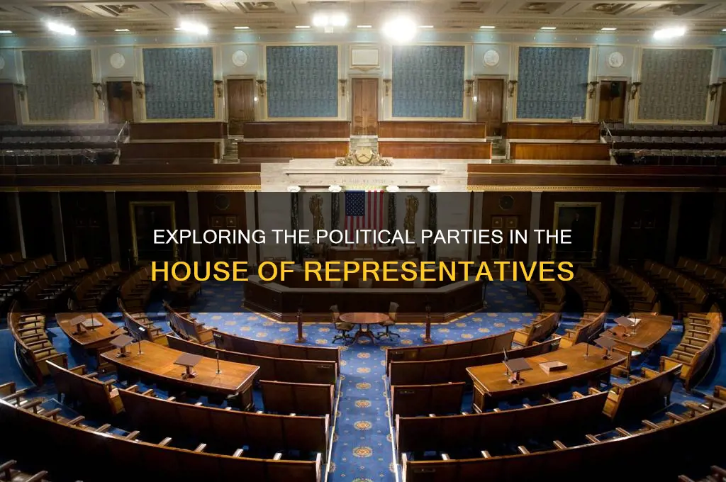 what are the political parties in the house of representatives