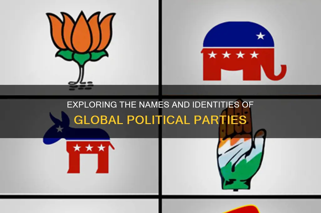 what are the political parties names