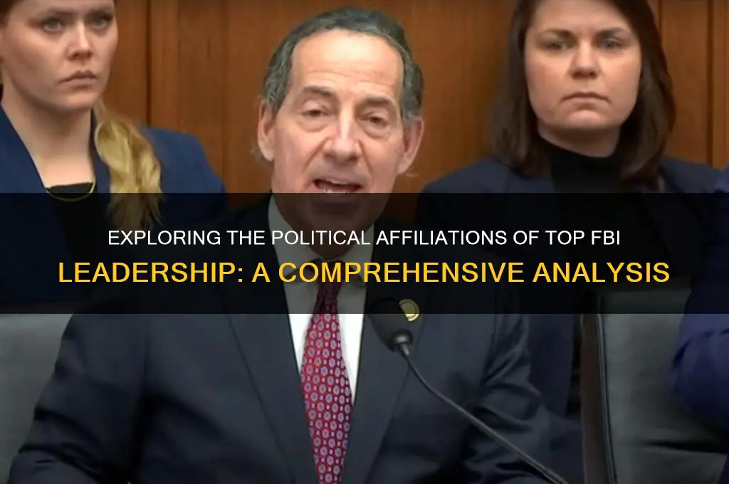 what are the political parties of top fbi