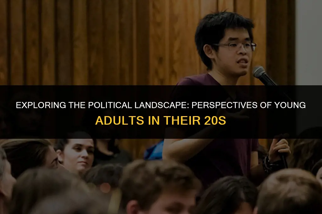 what are the political views of people in their 20s