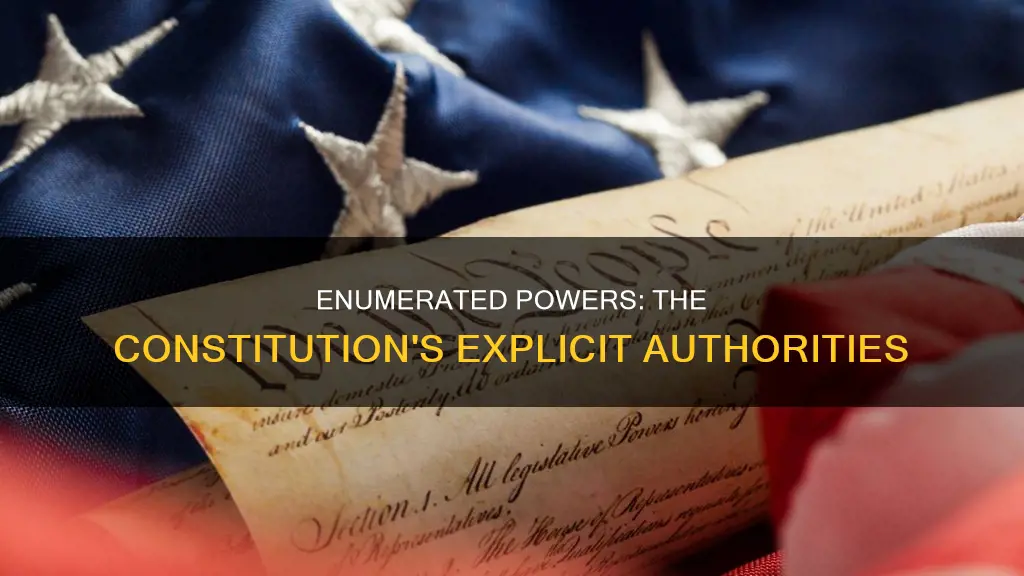 what are the powers named in the constitution