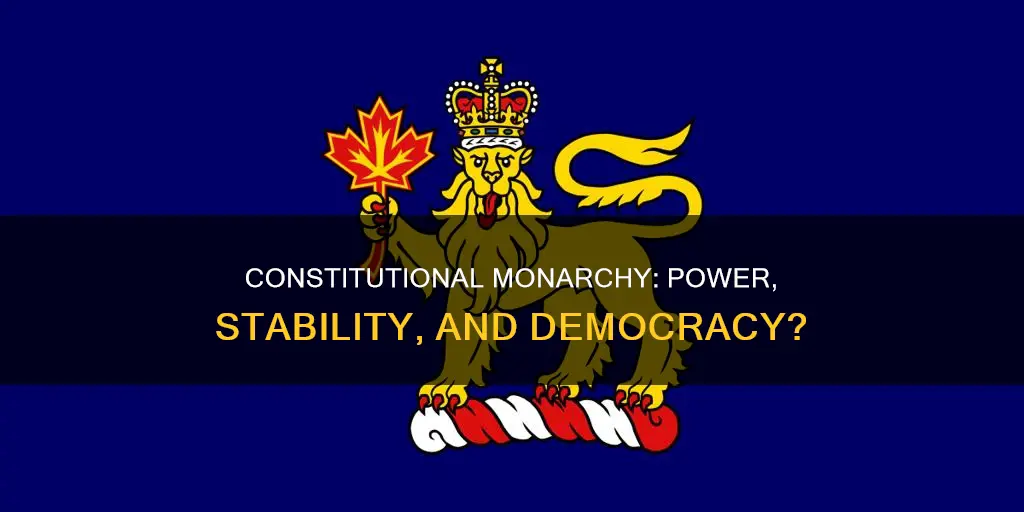 what are the pros and cons of a constitutional monarchy