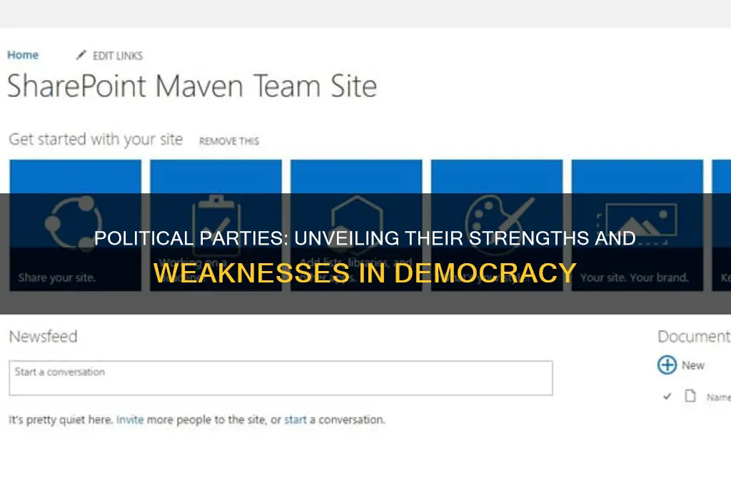 what are the pros and cons of political parties