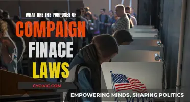 Campaign Finance Laws: Purposes and Their Limits
